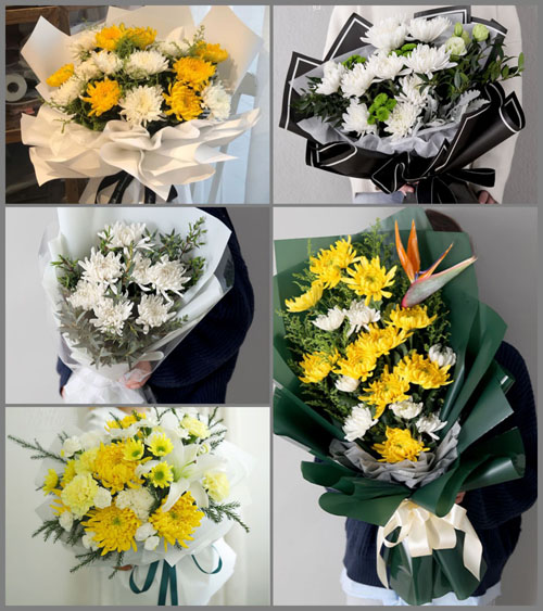 重庆荣昌区仁义镇白事花束代送